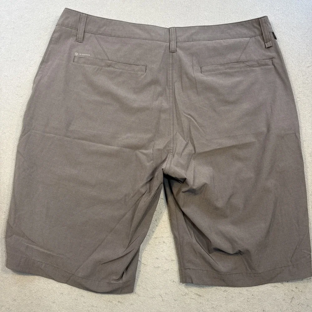 7 Diamonds Infinity Pants GRAY MENS 36 4-Way Stretch Golf Chino Trouser